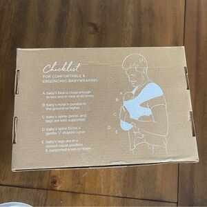 Boba bliss carrier wrap for baby 7-35 lbs. blue